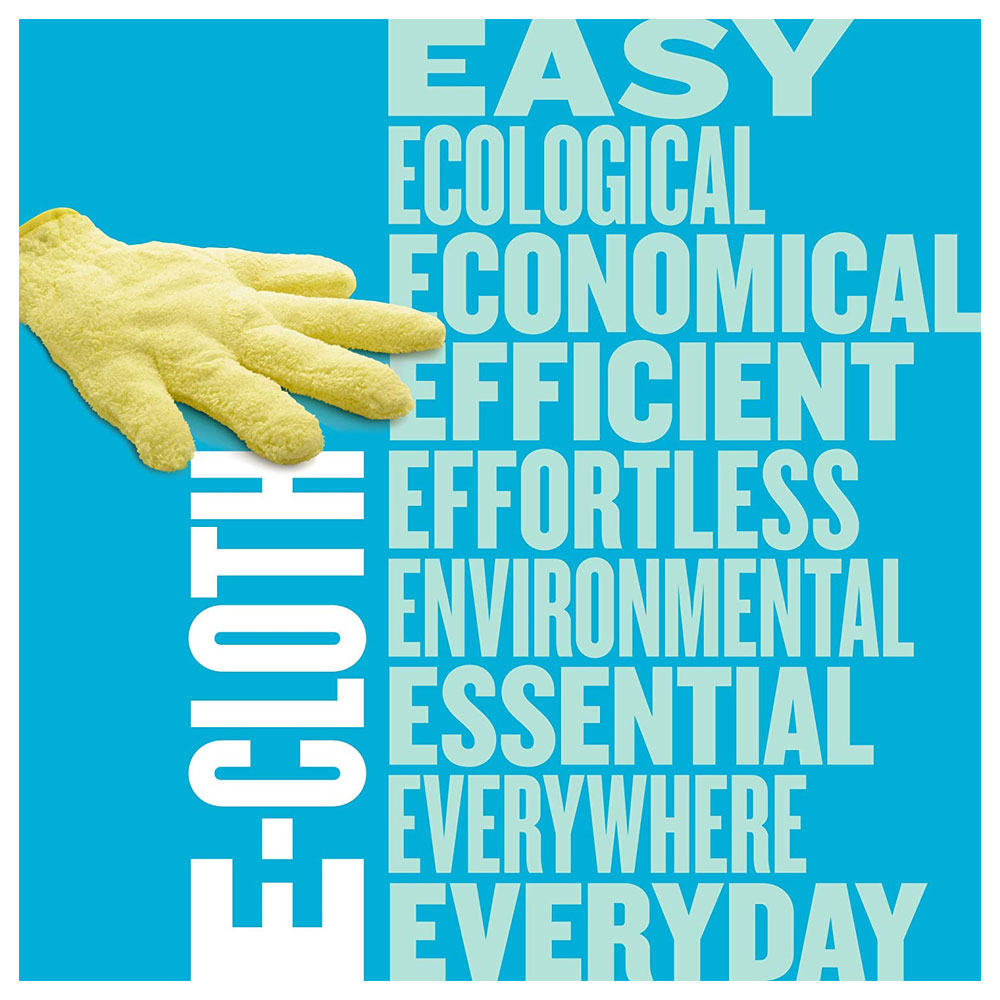 E-Cloth High Performance Dusting Glove Premium Microfiber - Yellow