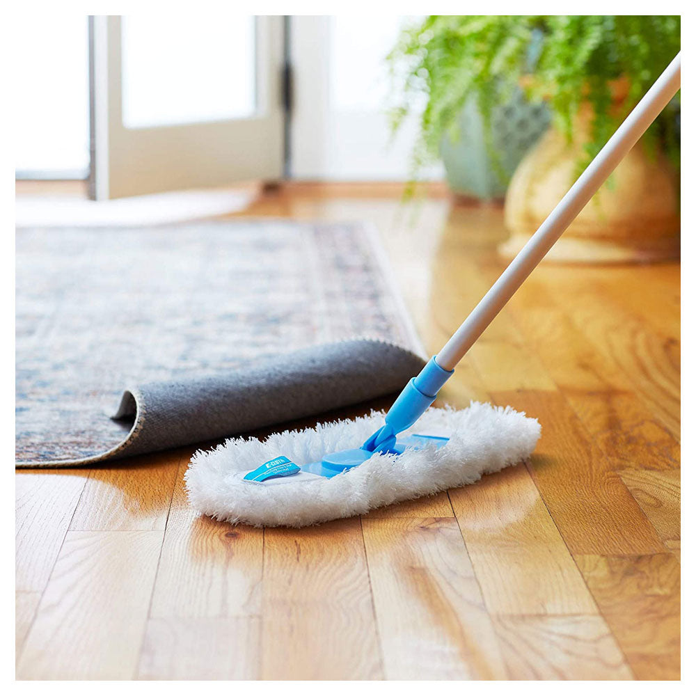 E-Cloth Flexi-Edge Floor And Wall Duster - Blue And White Secondary image