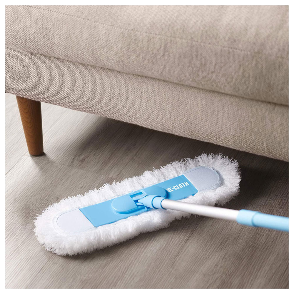 E-Cloth Flexi-Edge Floor And Wall Duster - Blue And White
