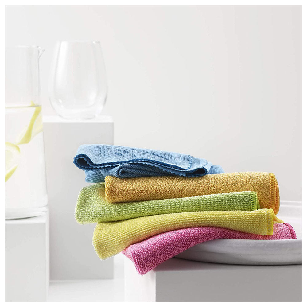 E-Cloth Starter Cleaning Microfiber 5 Cloth Pack - Assorted Colors