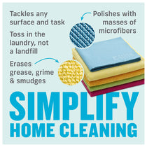 E-Cloth Starter Cleaning Microfiber 5 Cloth Pack - Assorted Colors