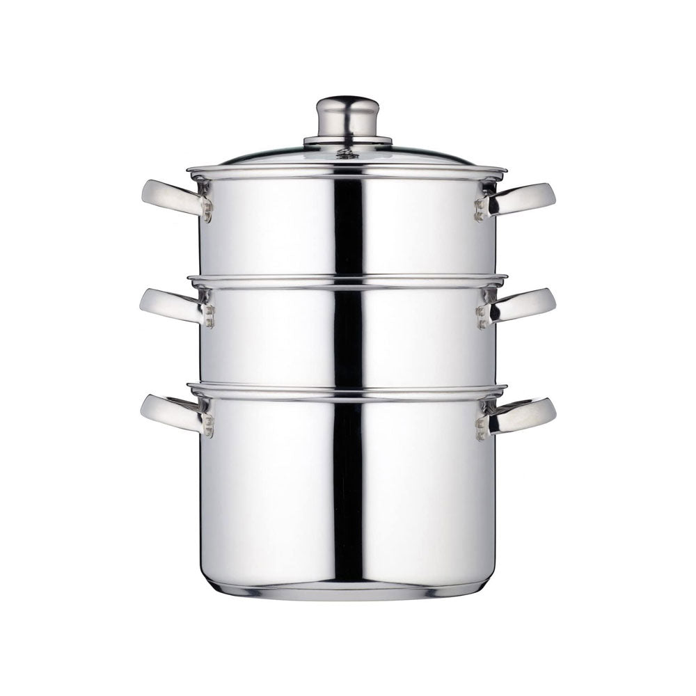 KitchenCraft Stainless Steel Three Tier 20cm Steamer Secondary image