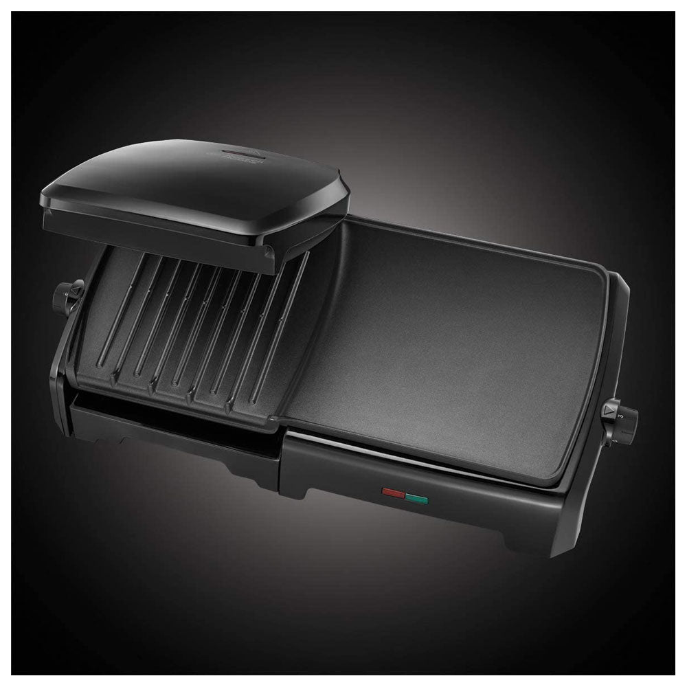 George Foreman Large Variable Temperature 10 Portion Grill And Griddle 2180 W - Black