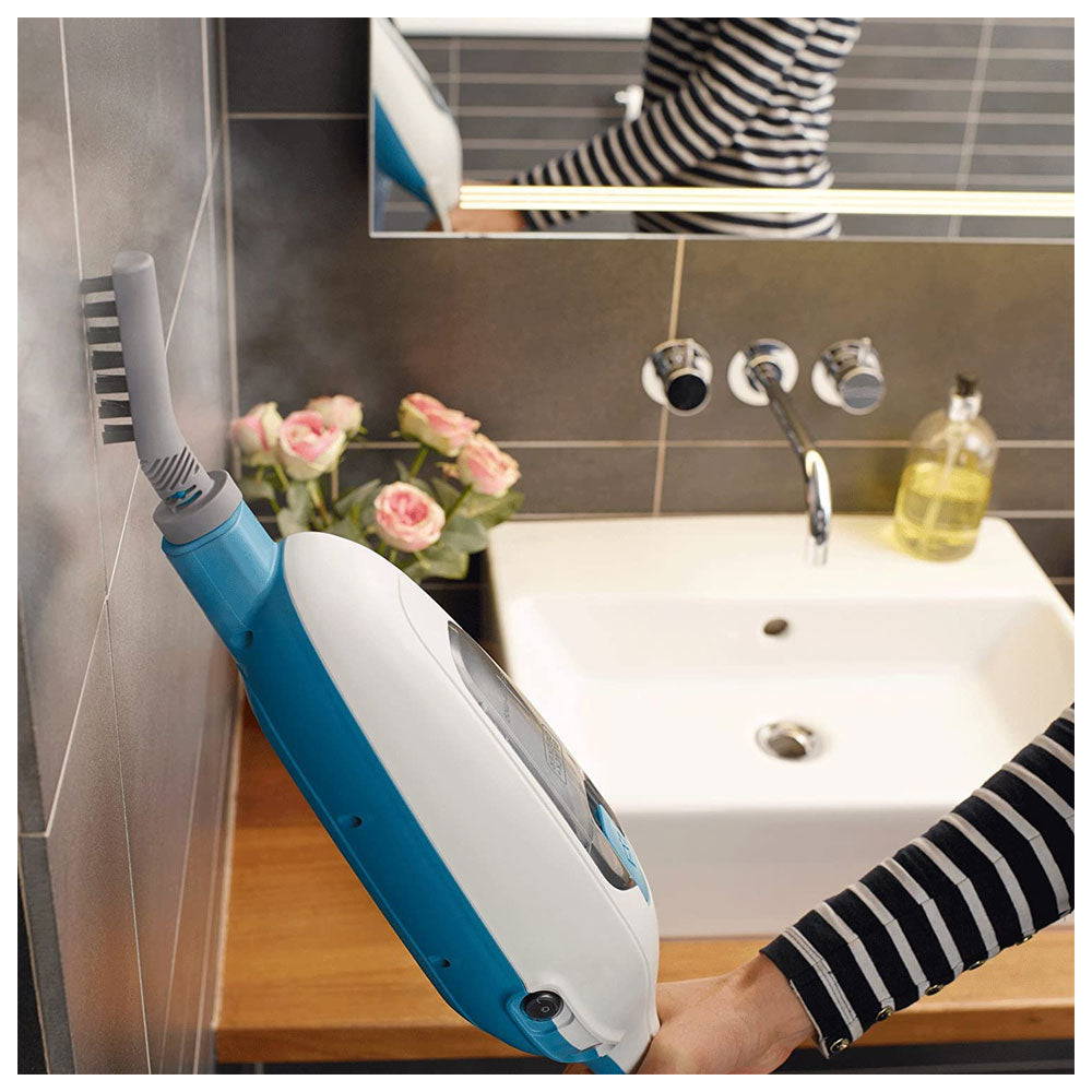 Black & Decker 10 In 1 Steam Mop 1300 W - White And Blue