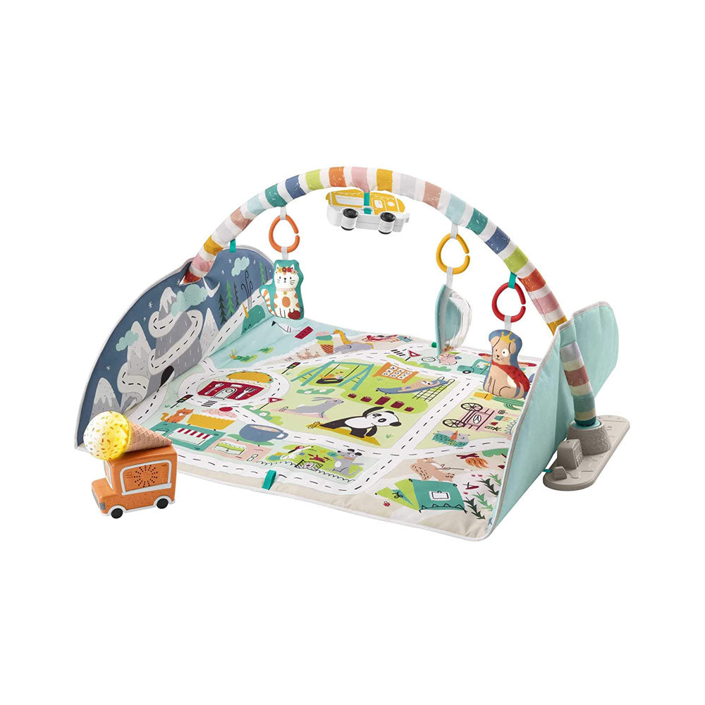 Fisher-Price Activity City Gym To Jumbo Play Mat - Multicolor Main image