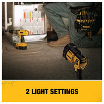 Dewalt 18V XR Cordless LED Spotlight Bare Unit - Black/Yellow