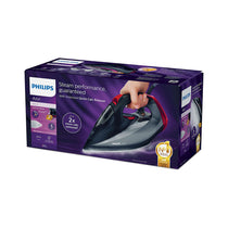 Philips Azur Steam Iron With 250g Steam Boost And Steam Glide Soleplate 2600 W - Black