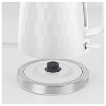 Russell Hobbs Contemporary Honeycomb Cordless Electric Jug Kettle 3000 W 1.7 Litres - White
