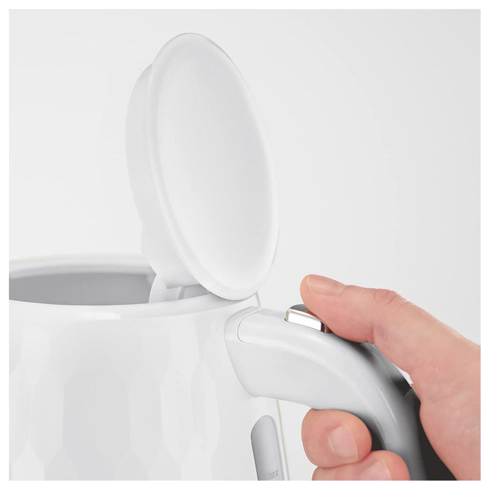 Russell Hobbs Contemporary Honeycomb Cordless Electric Jug Kettle 3000 W 1.7 Litres - White