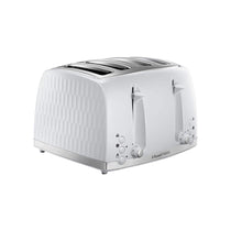 Russell Hobbs Contemporary Honeycomb 4 Slice Toaster 1500 W - White