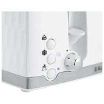 Russell Hobbs Contemporary Honeycomb 4 Slice Toaster 1500 W - White