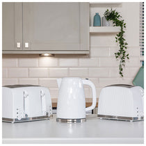 Russell Hobbs Contemporary Honeycomb 4 Slice Toaster 1500 W - White