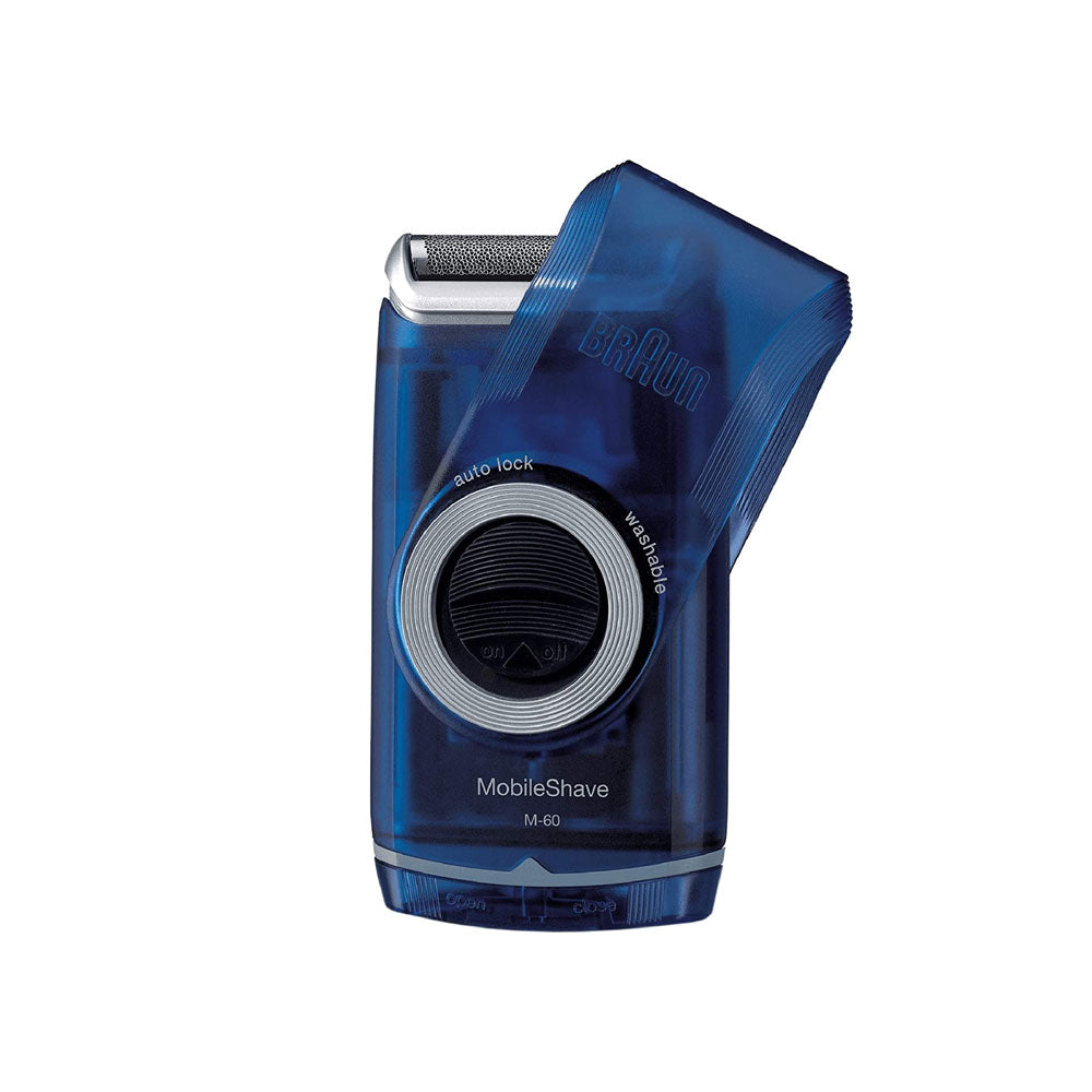 Braun Pocket Go Mobile Shave Electric Travel Shaver With Travel Lock - Blue Secondary image