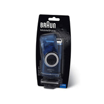 Braun Pocket Go Mobile Shave Electric Travel Shaver With Travel Lock - Blue