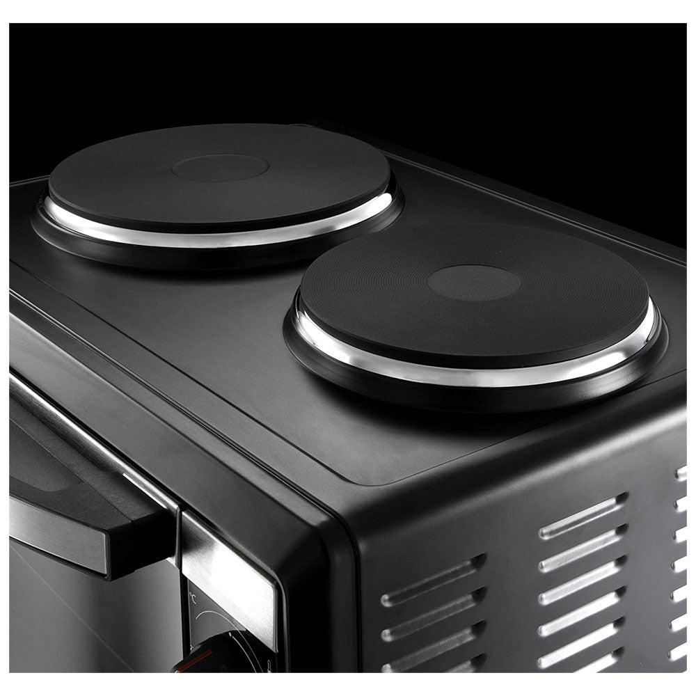 Russell Hobbs Mini Kitchen Multi Function Electric Compact Cooker with Hotplates 1920 W - Silver