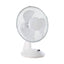 Fine Elements Oscillating 9 Inch Desk Fan with 2 Speed Settings -White