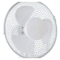 Fine Elements Oscillating 9 Inch Desk Fan with 2 Speed Settings -White