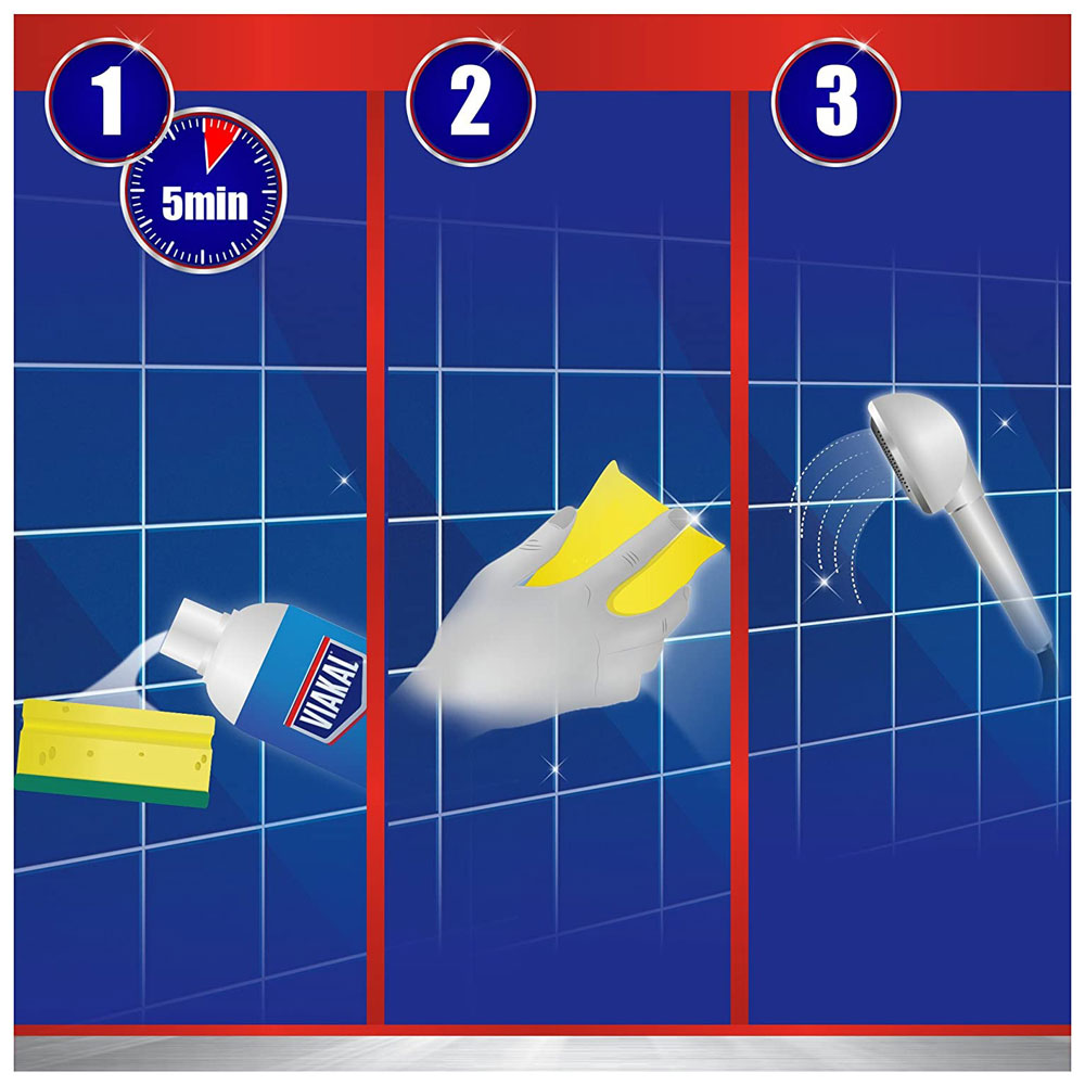 Viakal Powerful Limescale Remover 500ml - For Bathrooms & Kitchens