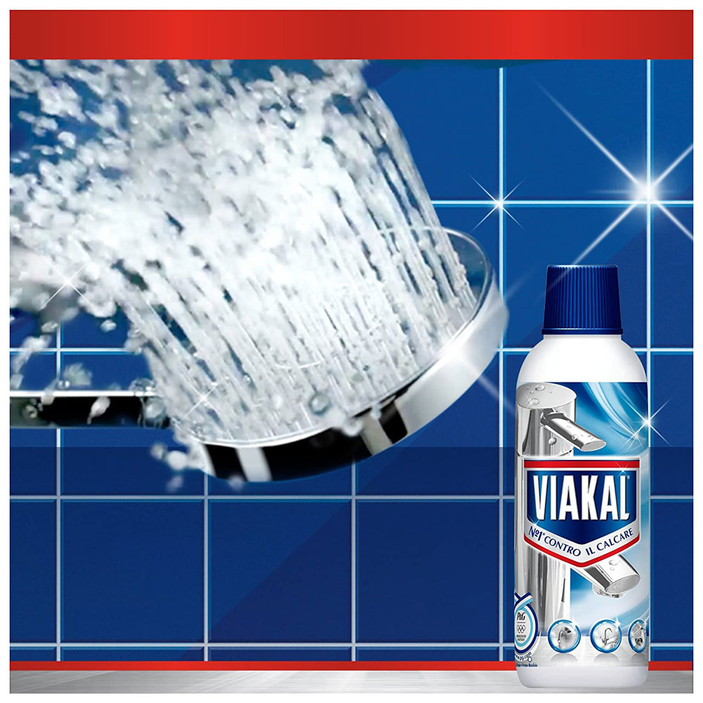 Viakal Powerful Limescale Remover 500ml - For Bathrooms & Kitchens