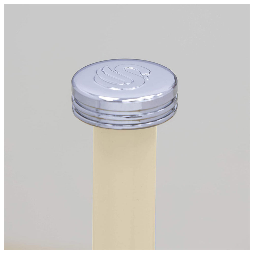 Swan Retro Kitchen Roll Holder with Steel Weighted Base Metal - Cream