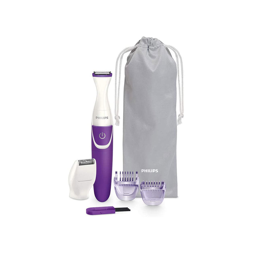 Philips Essential BikiniGenie Bikini Trimmer For Trimming Shaving And Styling The Bikini Zone - Violet