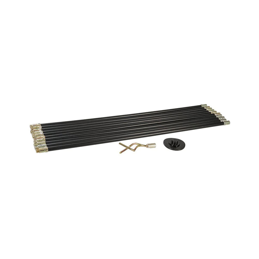 Silverline Flexible Polypropylene Drain Rod Set 12 Piece