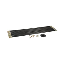 Silverline Flexible Polypropylene Drain Rod Set 12 Piece