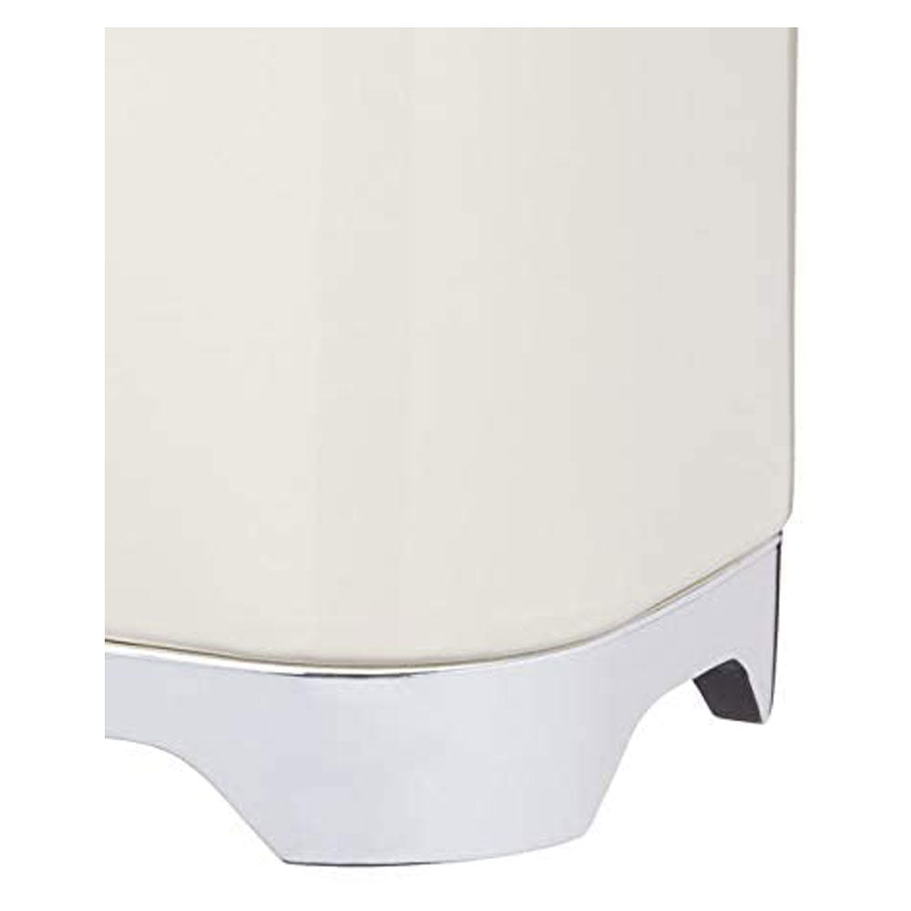 KitchenCraft Lovello Tea Caddy Storage Canister 11 x 19 cm (4.5" x 7.5") - Vanilla Cream