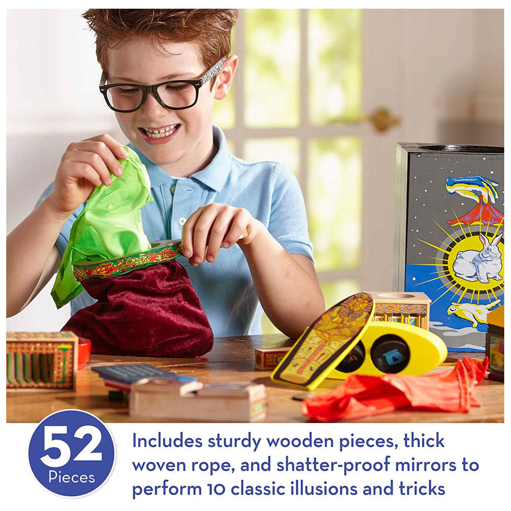 Melissa & Doug Deluxe Solid-Wood Magic Set With 10 Classic Tricks Secondary image