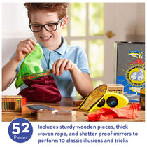 Melissa & Doug Deluxe Solid-Wood Magic Set With 10 Classic Tricks