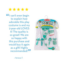 Melissa & Doug Children's Doctor Role Play Fancy Dress Costume Set - Pretend Play High-Quality Materials - Multicolor