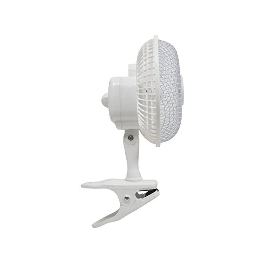 Igenix 6 Inch Portable Clip Fan Two Speed Settings 15 W - White