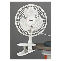 Igenix 6 Inch Portable Clip Fan Two Speed Settings 15 W - White