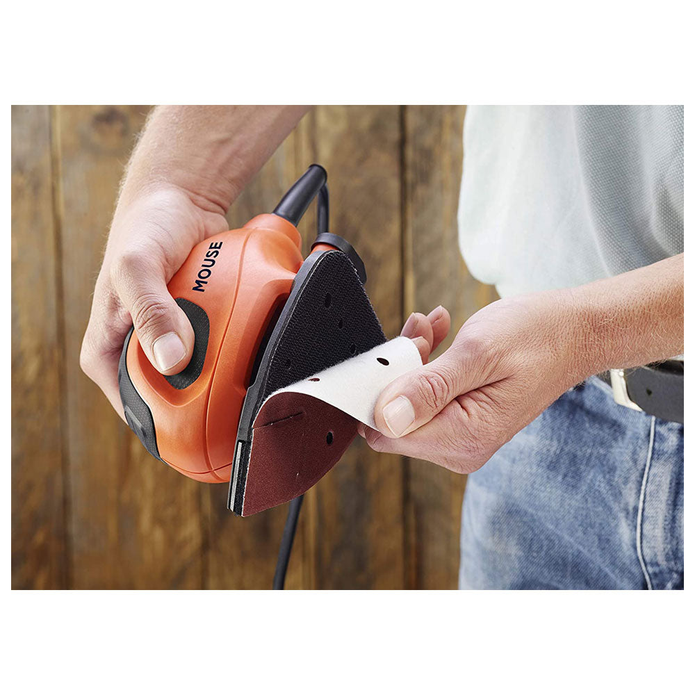Black & Decker Mouse Detail Electric Sander with 6 Sanding Sheets 55 W 240 V