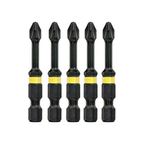 Dewalt Extreme Phillips Ph2 x 50mm Impact Torsion Screwdriver Bits (5 Pack)