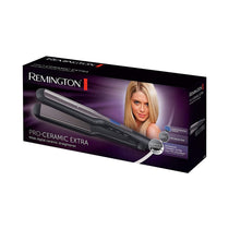 Remington PRO Ceramic Extra Wide Plates Hair Straighteners 230 Degrees Celsius - Black