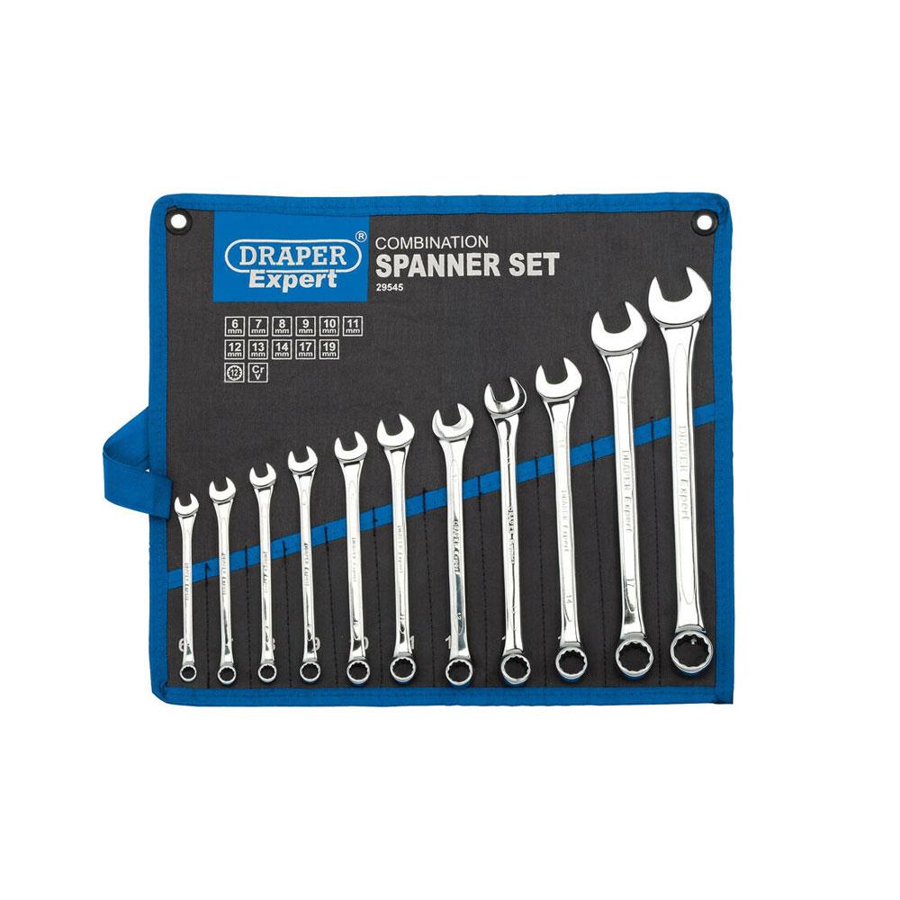 Draper Hi-Torq 11-Piece Metric Combination Spanner Set