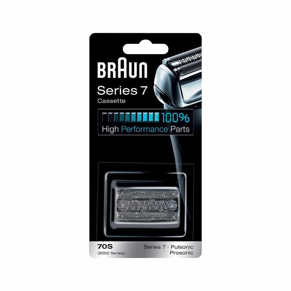 Braun Series 7 Cassette 70S Electric Shaver Replacement Head For Series 7 Pulsonic - Silver Main image