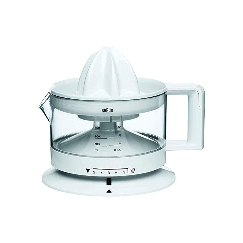 Braun Citrus Juicer CJ3000 2 Way Rotation 350ml White Tribute Collection Main image