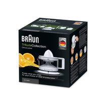 Braun Citrus Juicer CJ3000 2 Way Rotation 350ml White Tribute Collection