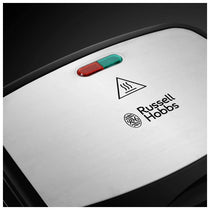 Russell Hobbs 3-In-1 Sandwich Panini And Waffle Maker 760W - Black