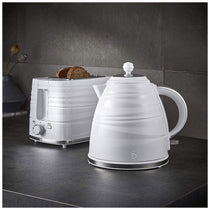 Swan Symphony 2 Slice Toaster Plastic High Gloss And Matt Finish 930 W - White