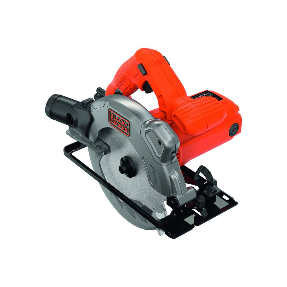 Black & Decker Sierra Circular 1.250W, 190mm con guía láser, Orange/Black, 1250 Main image