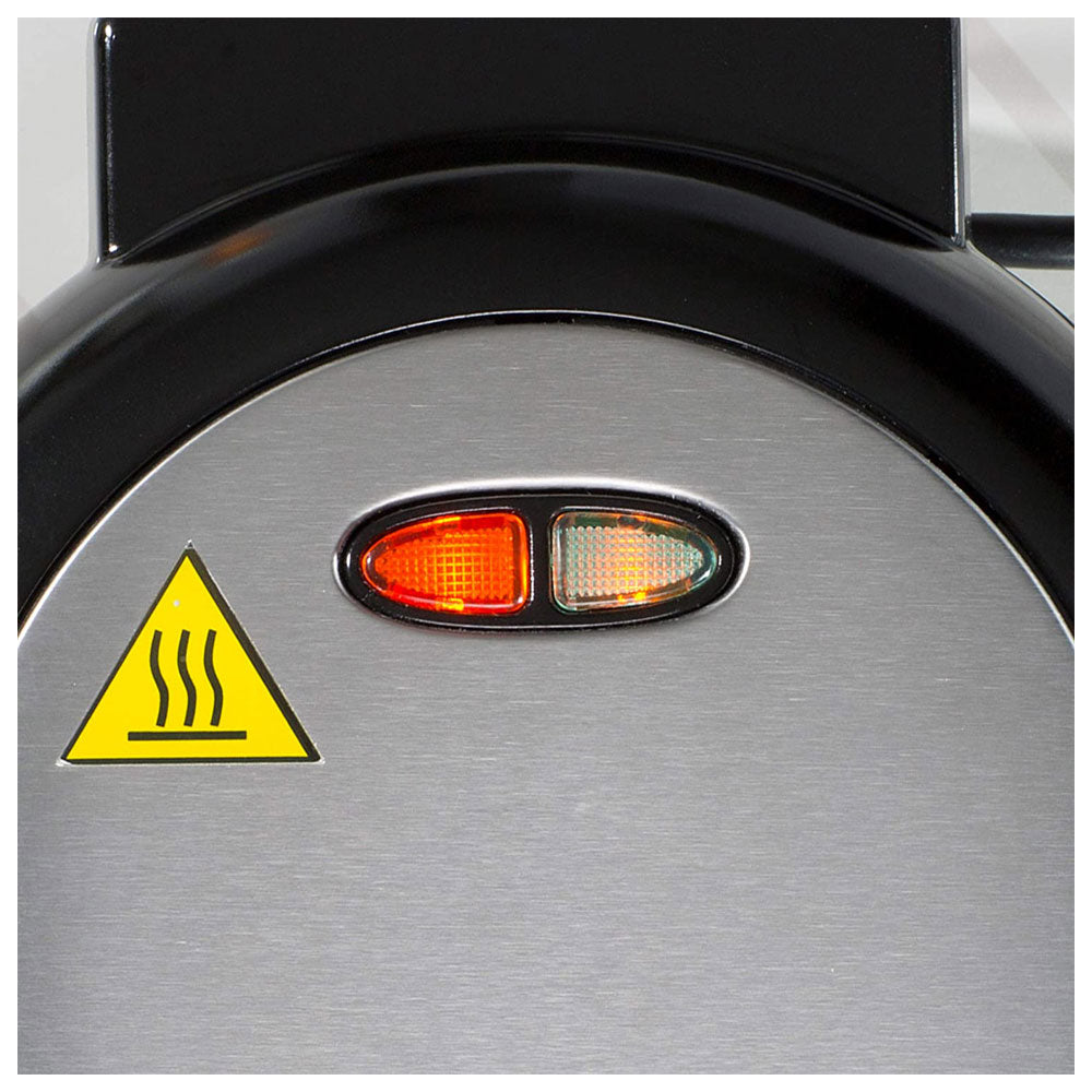 Daewoo Deep Fill Non-Stick Omelette Maker Stainless Steel 750 W - Silver/Black