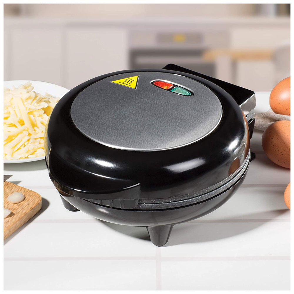 Daewoo Deep Fill Non-Stick Omelette Maker Stainless Steel 750 W - Silver/Black
