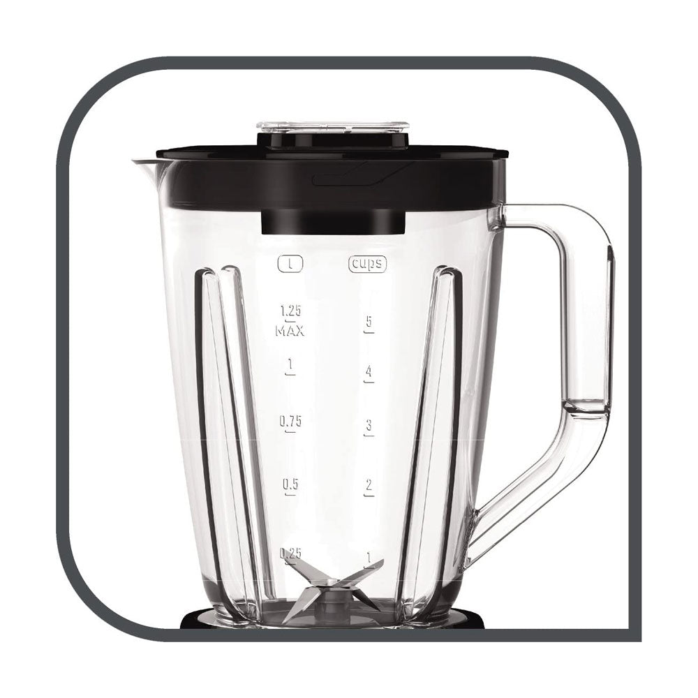 Tefal Blendforce II Blender with Plastic Jug, 600 W, 1.5 liters, Black