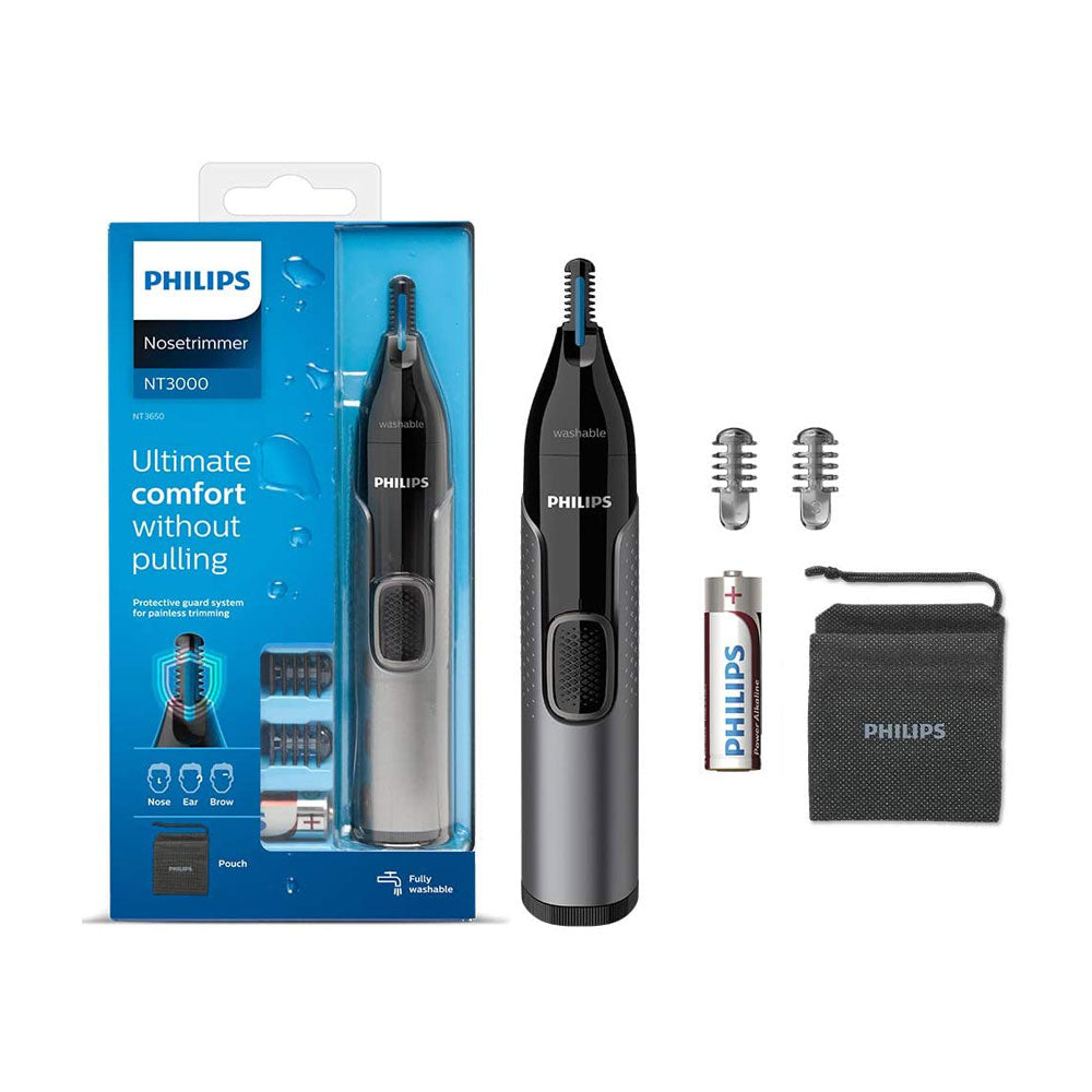 Philips Series 3000 Nose Ear And Eyebrow Trimmer With Protective Guard System - Grey Main image