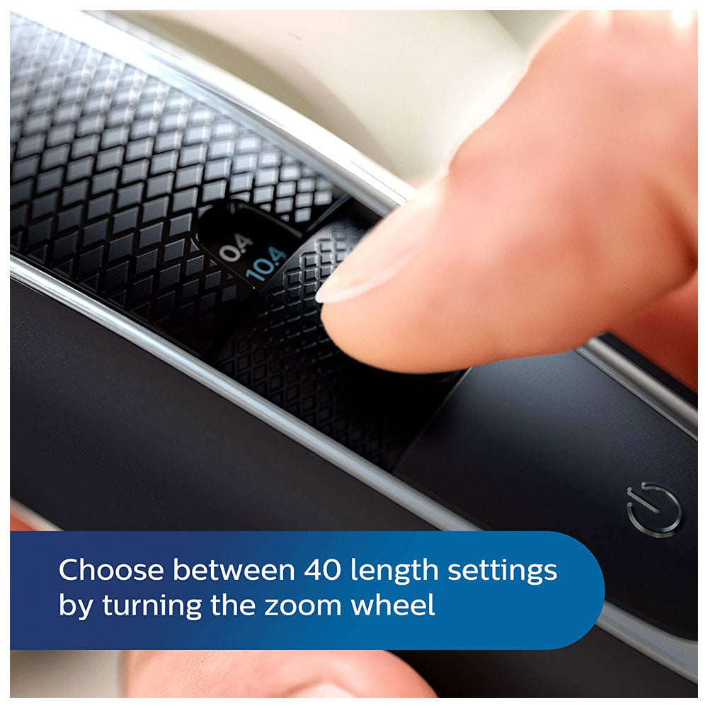 Philips Series 5000 Beard And Stubble Trimmer With Self-Sharpening Metal Blades