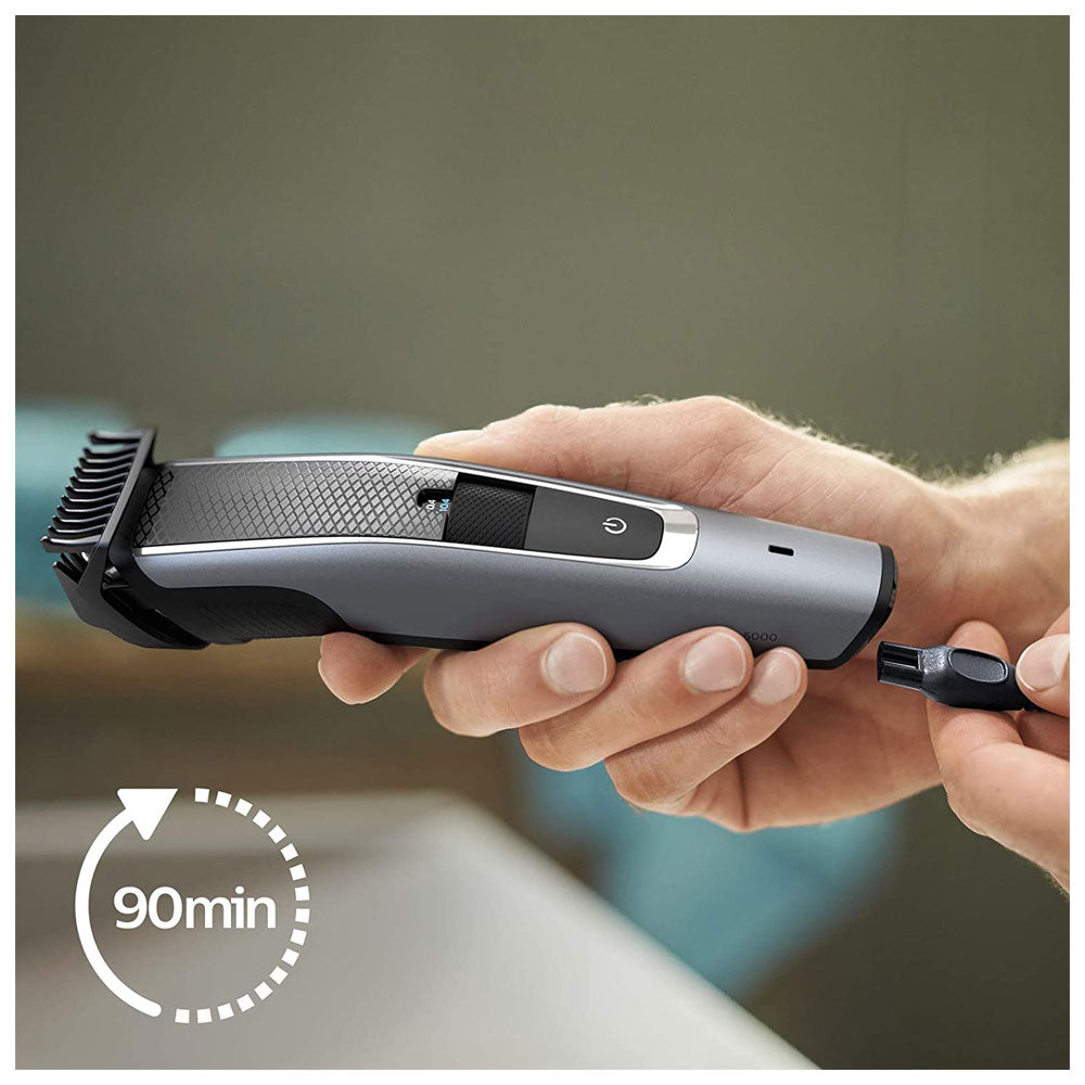 Philips Series 5000 Beard And Stubble Trimmer With Self-Sharpening Metal Blades