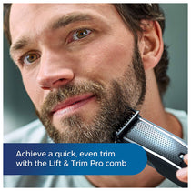 Philips Series 5000 Beard And Stubble Trimmer With Self-Sharpening Metal Blades